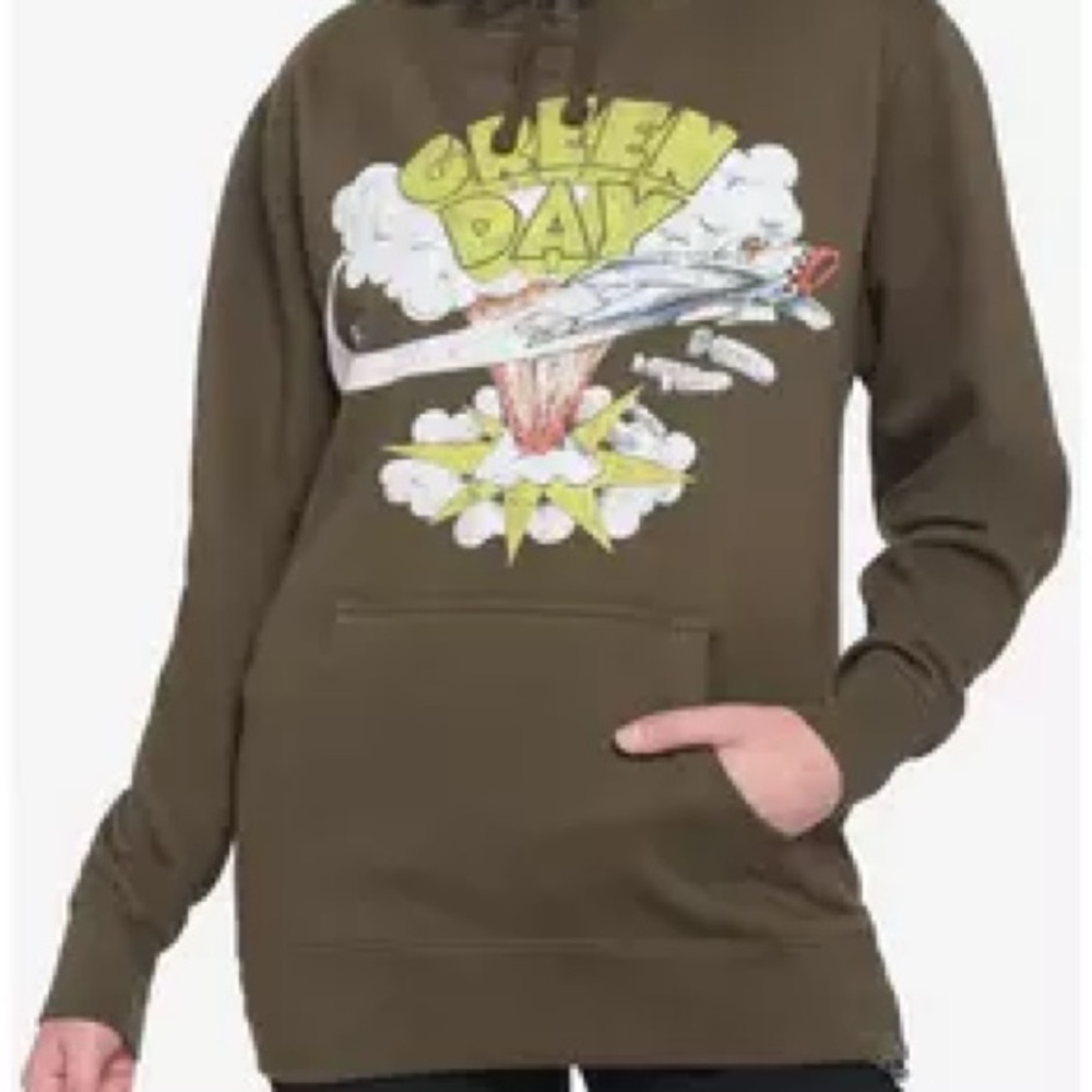 ISO Green Day Dookie Girls Hoodie Hot Topic Small